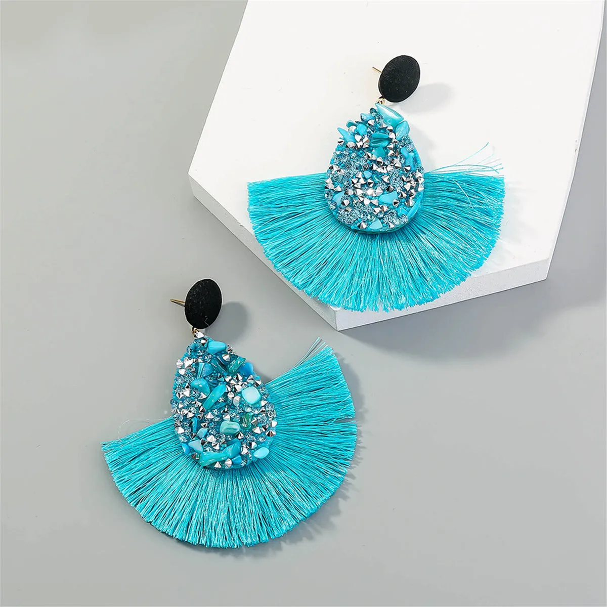 18K Gold-Plated Tassel Drop Earrings