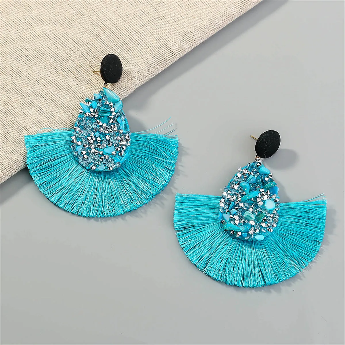 18K Gold-Plated Tassel Drop Earrings