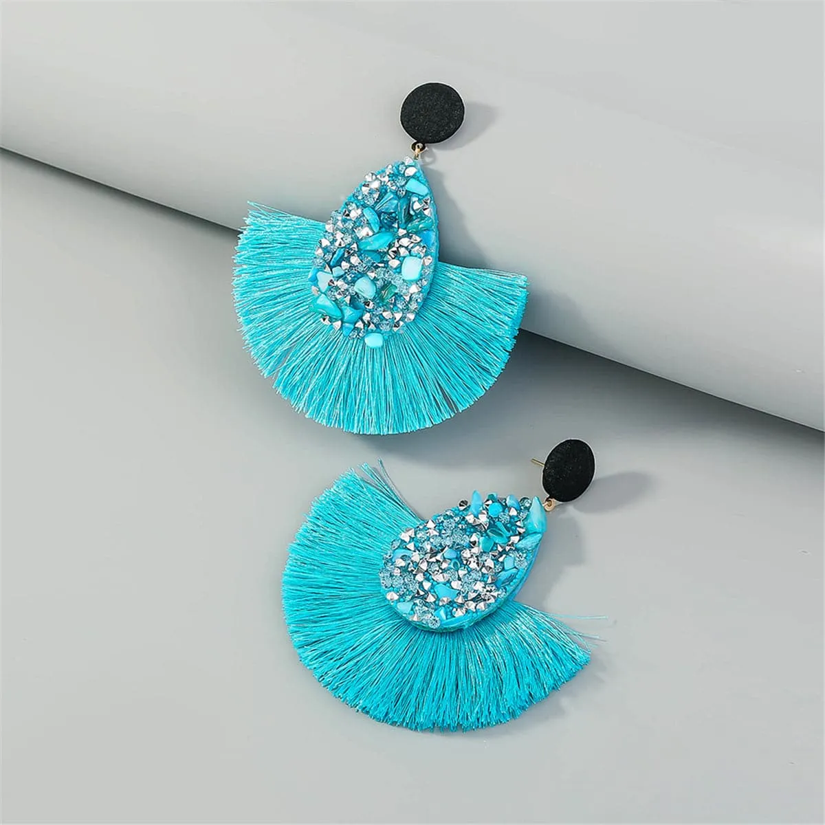 18K Gold-Plated Tassel Drop Earrings