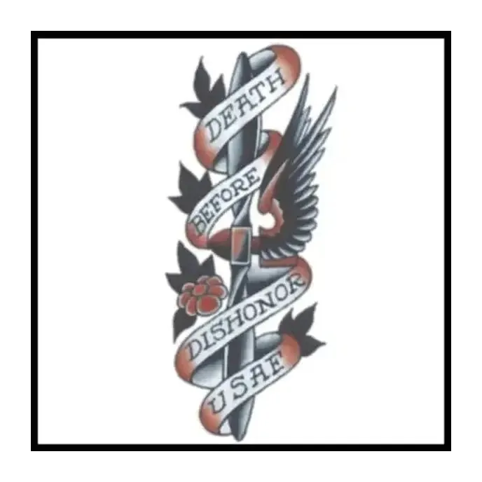 1940 Usaf Vintage Temporary Tattoos