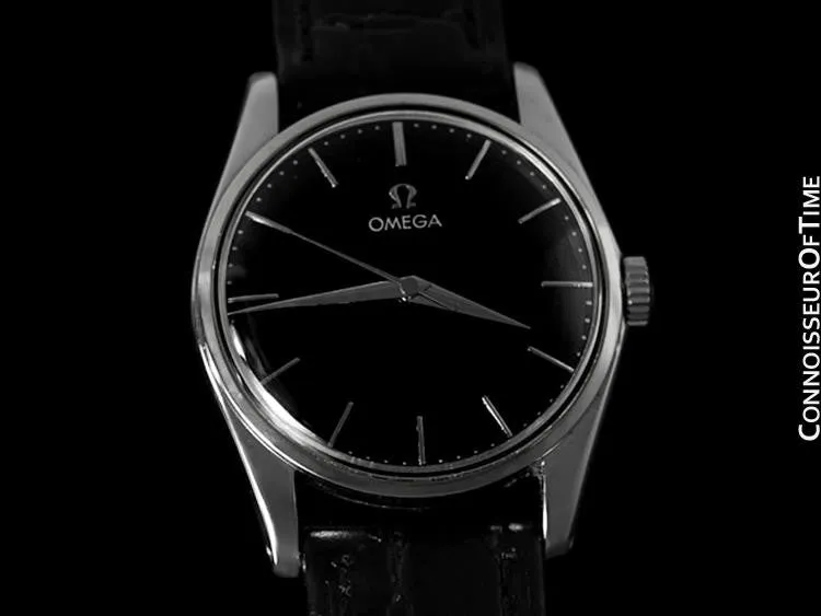 1958 Omega Vintage Mens Dress Watch - Stainless Steel - Classic Style