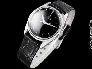 1958 Omega Vintage Mens Dress Watch - Stainless Steel - Classic Style