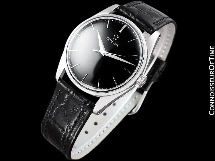 1958 Omega Vintage Mens Dress Watch - Stainless Steel - Classic Style