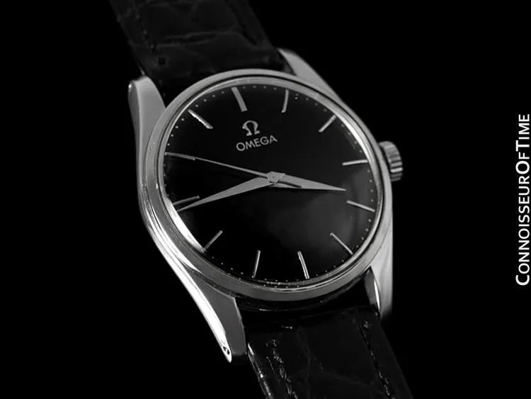 1958 Omega Vintage Mens Dress Watch - Stainless Steel - Classic Style