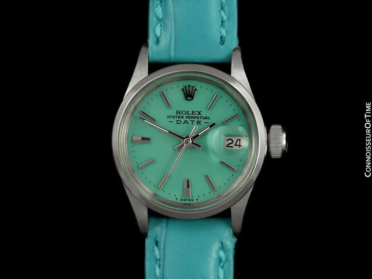 1966 Rolex Classic Vintage Ladies Date Datejust Watch - Stainless Steel