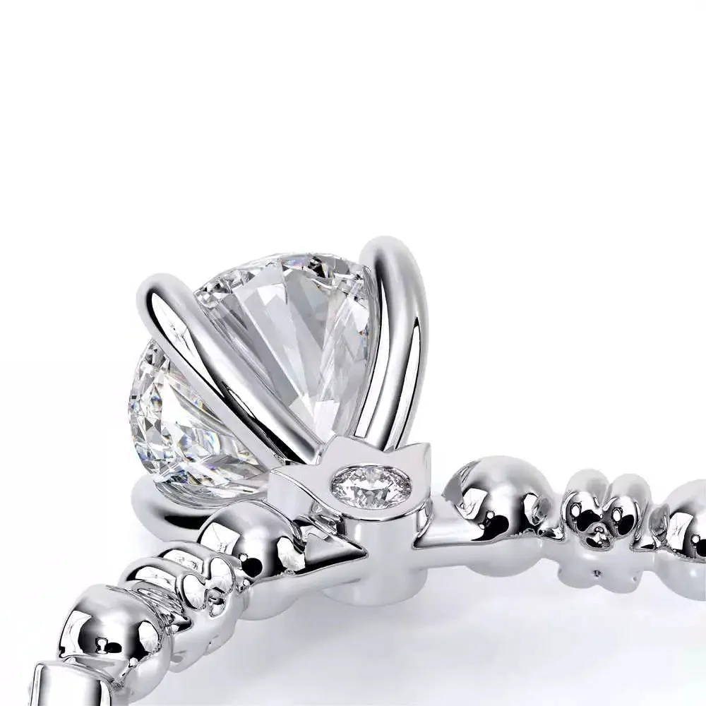 2.0 Ct Round Cut D Color Diamond Engagement Ring