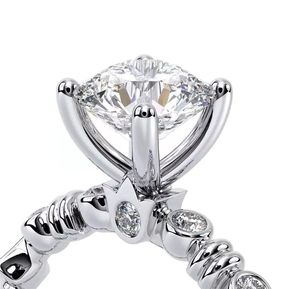 2.0 Ct Round Cut D Color Diamond Engagement Ring