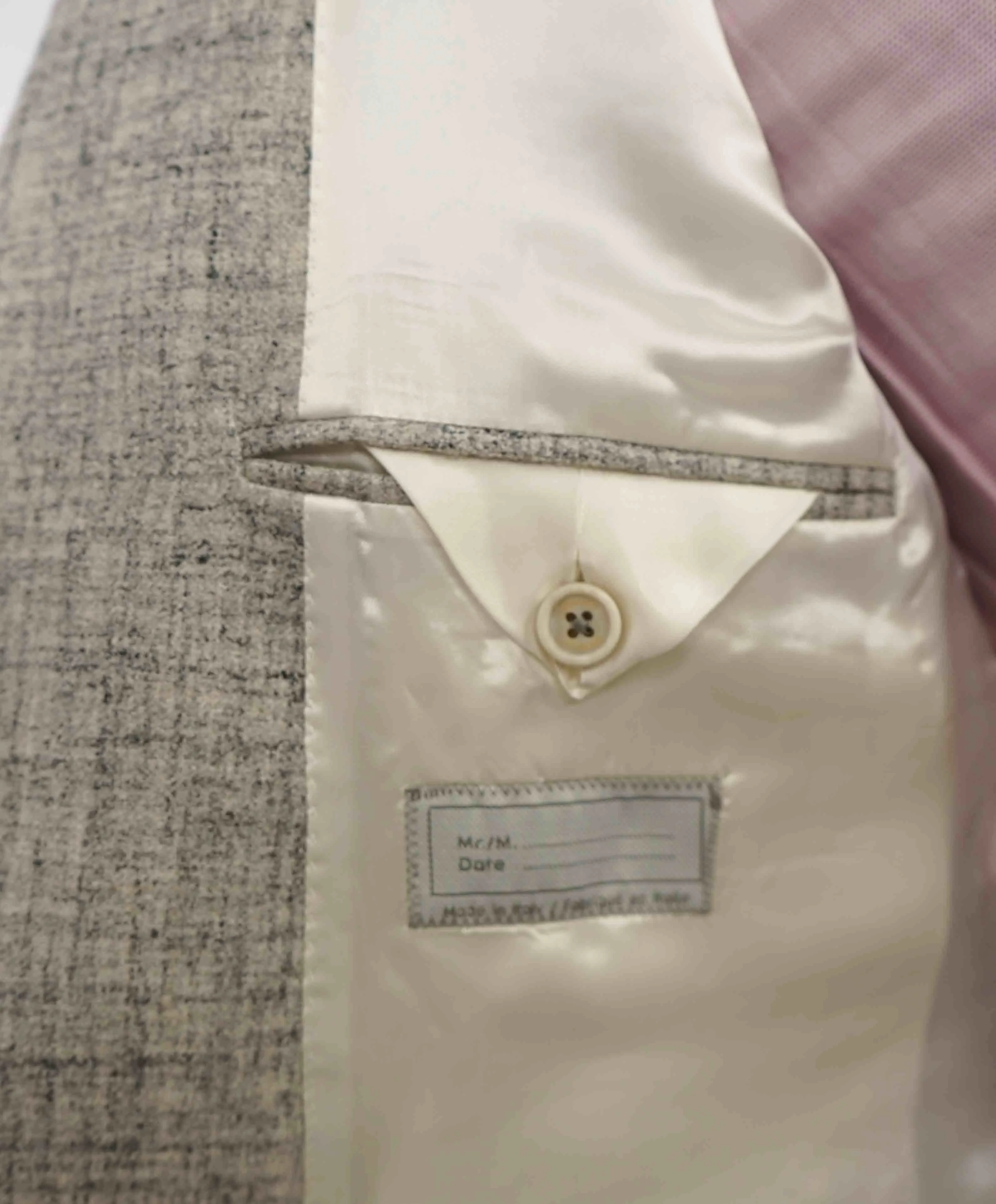 $3,095 ELEVENTY - ALPACA Blend Gray Fleck Double Breasted Blazer - 40US (50EU)