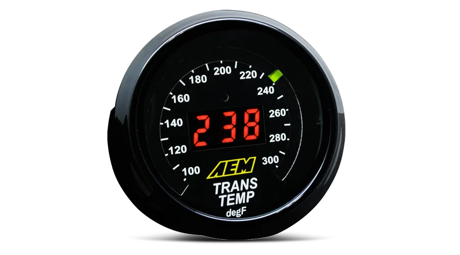 AEM Classic Digital Transmission Temperature Display Gauge