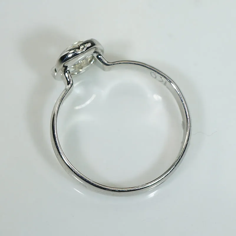 Antique 1.38ct Oval Diamond in Platinum Ring by 720