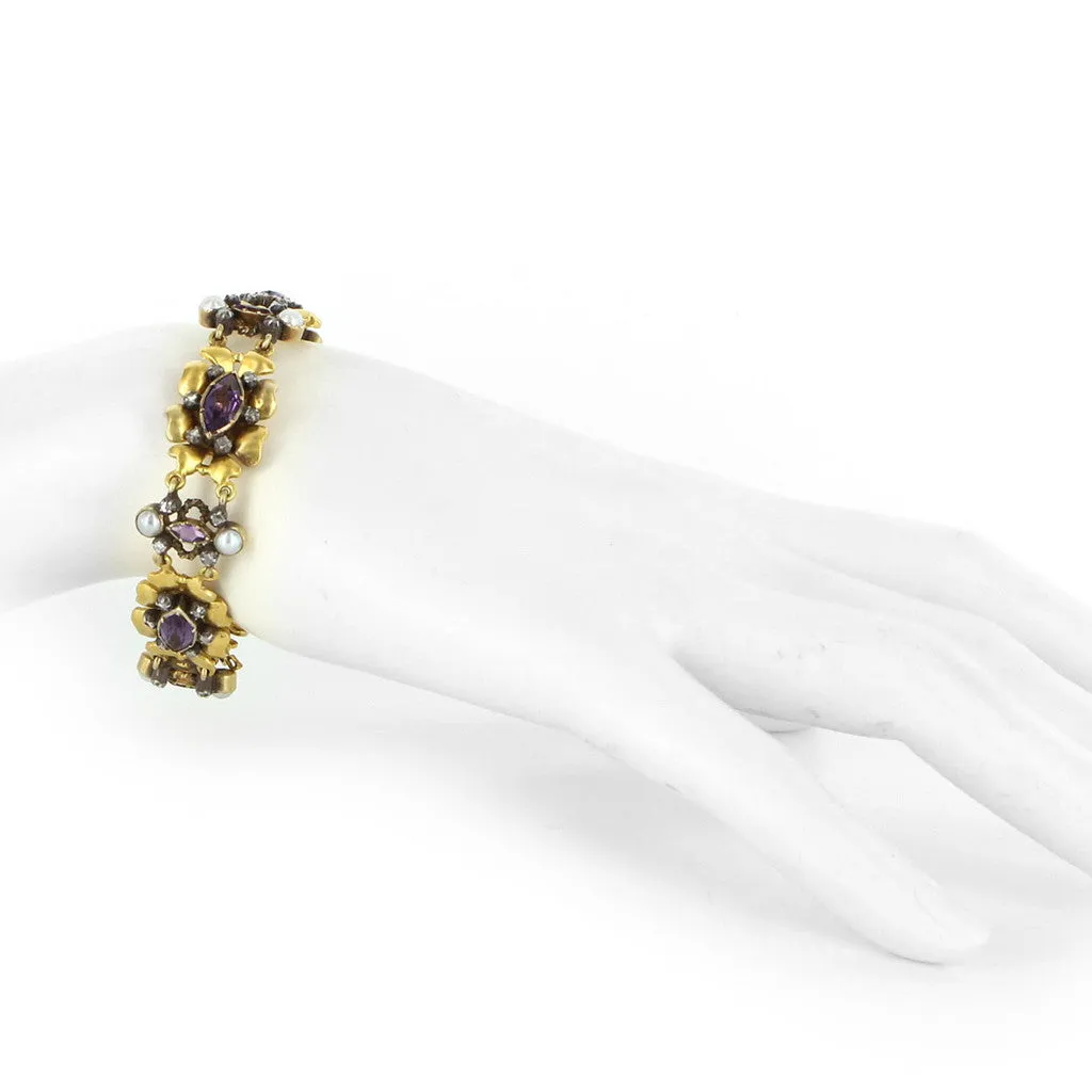 Art Deco Cocktail Bracelet