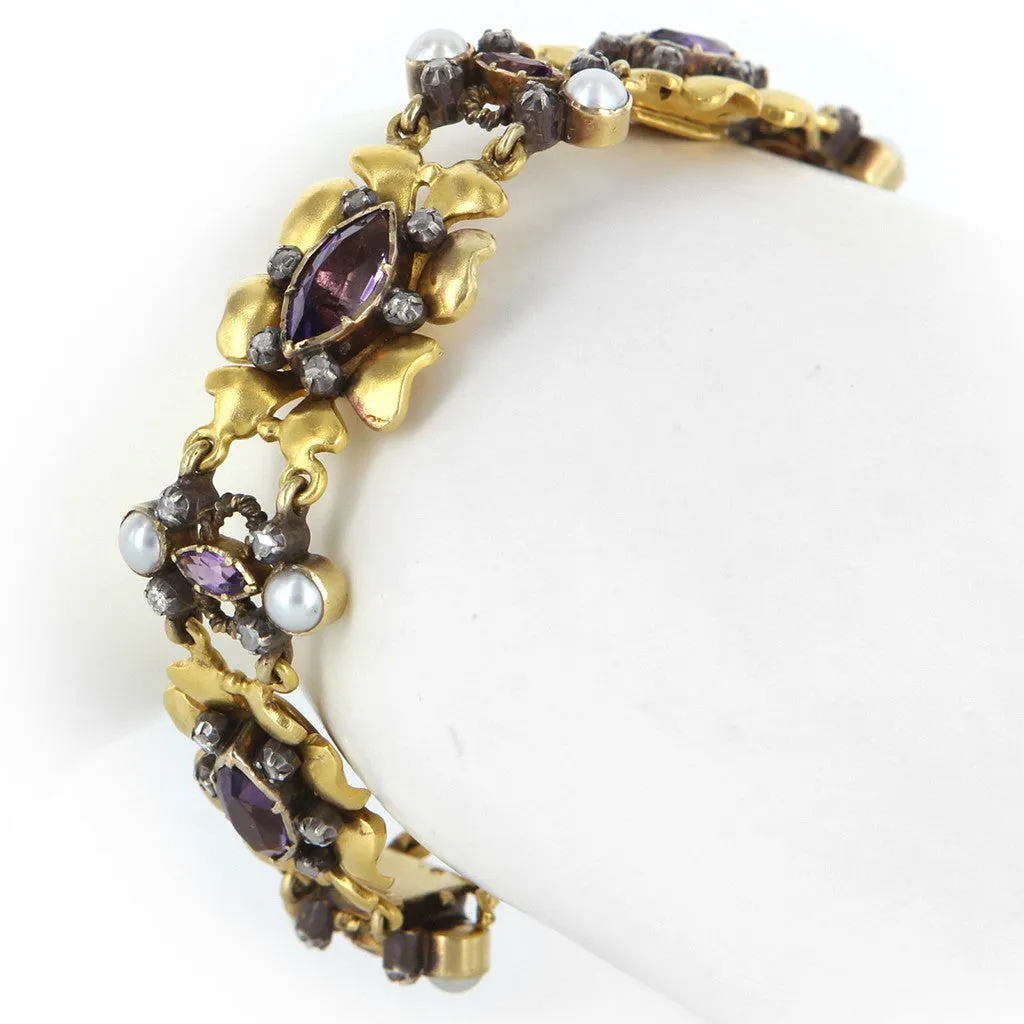 Art Deco Cocktail Bracelet