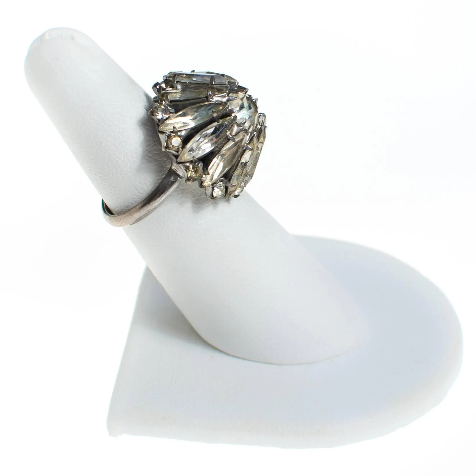Art Deco Crystal Rhinestone Ring
