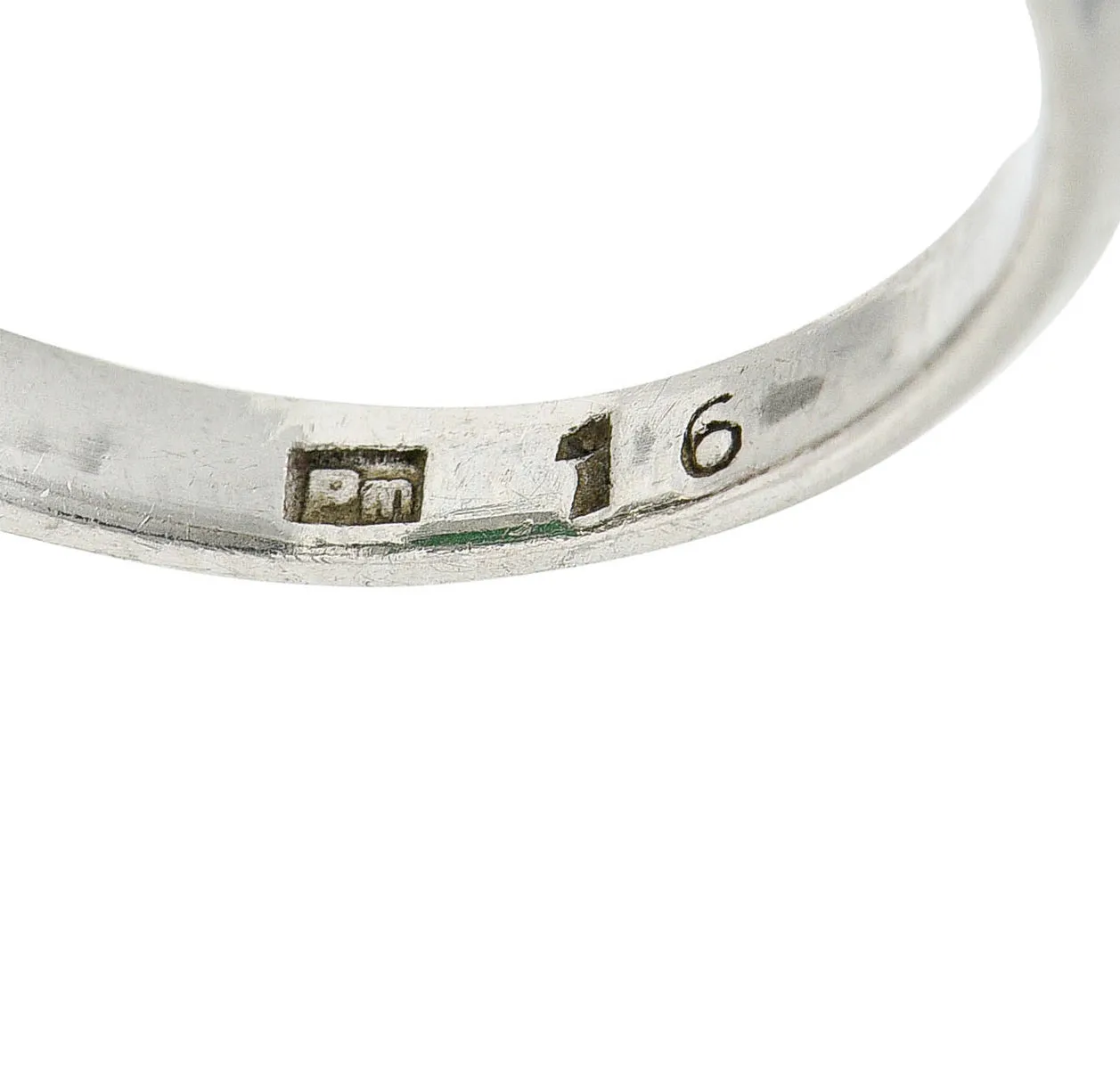 Art Deco Jade Diamond Platinum Cabochon Ring