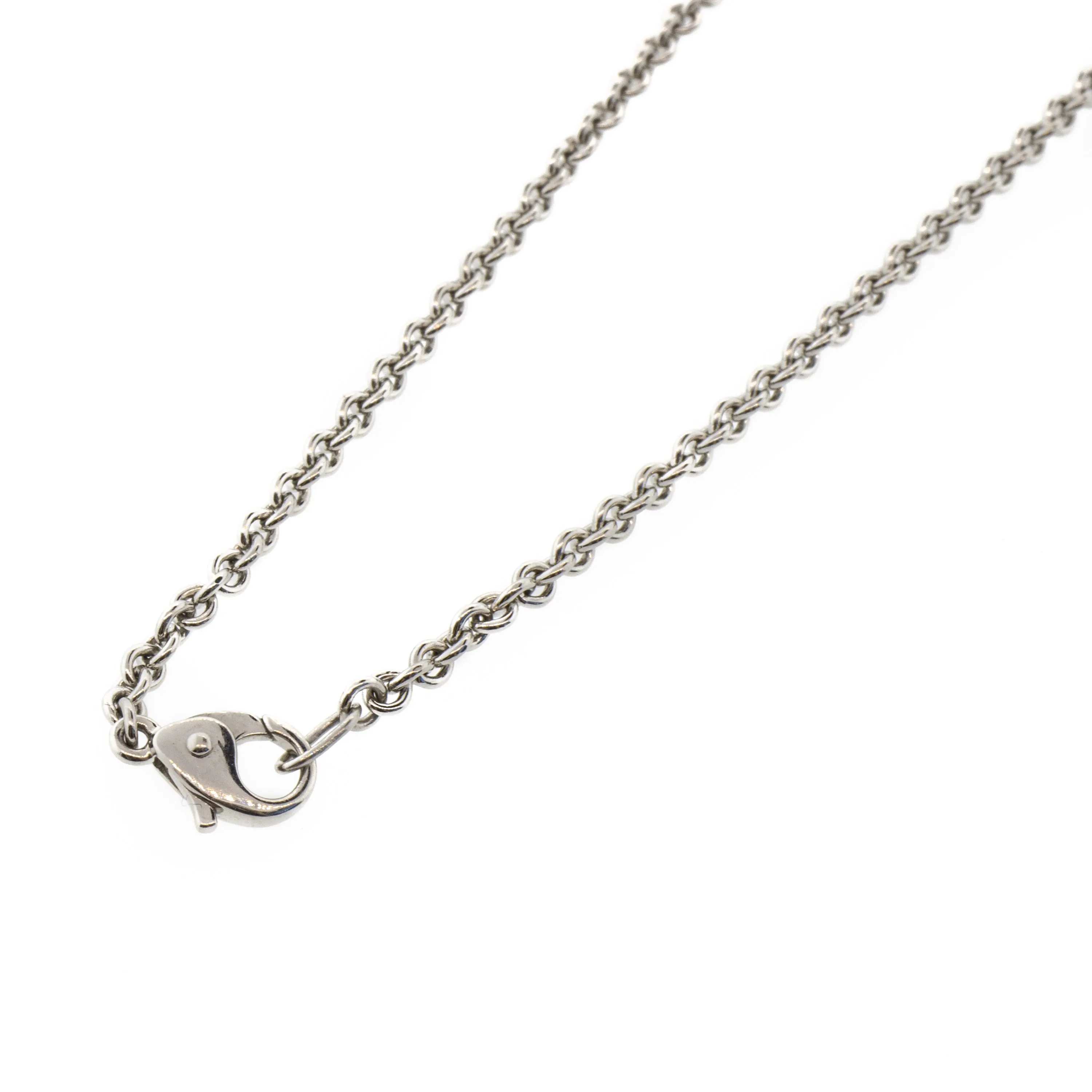 Art Deco Platinum Diamond Brooch Necklace