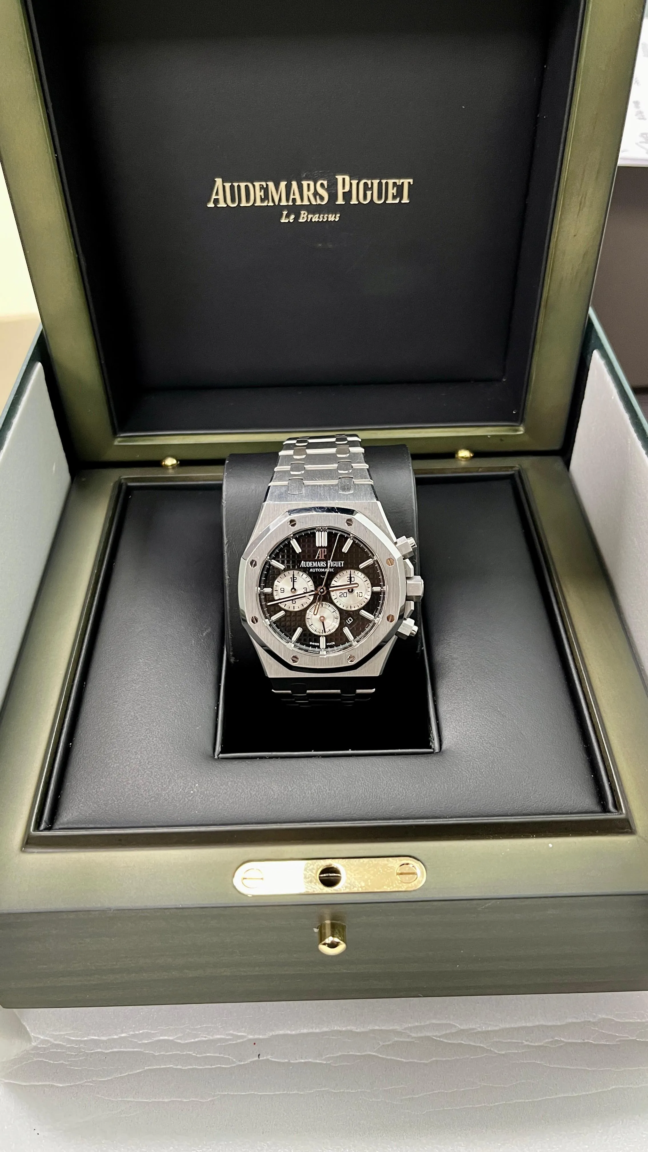 Audemars Piguet Royal Oak Chronograph 26331ST.OO.1220ST.02 Black Dial
