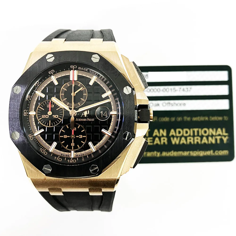 Audemars Piguet Royal Oak Offshore 26401RO.OO.A002CA.02 Black Dial Sep 2019
