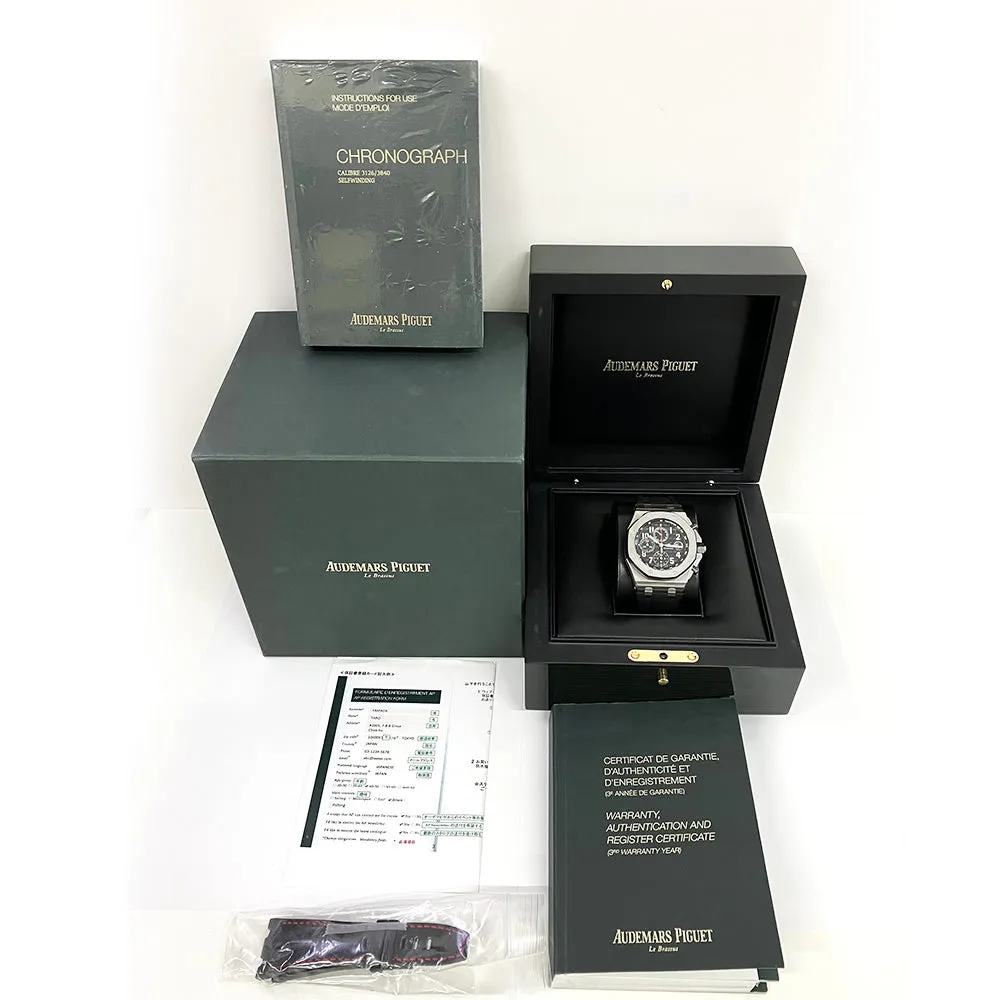 Audemars Piguet Royal Oak Offshore Chronograph Vampire 26470ST.OO.A101CR.01 Black Dial Jan 2015