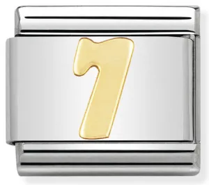 Authentic Nomination - Gold - Number 7