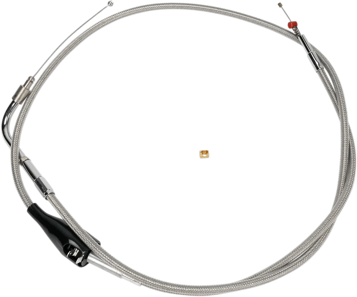 Barnett 102-30-41002-06 Stainless Clear-Coated Idle-Cruise Cable ( 6in.)