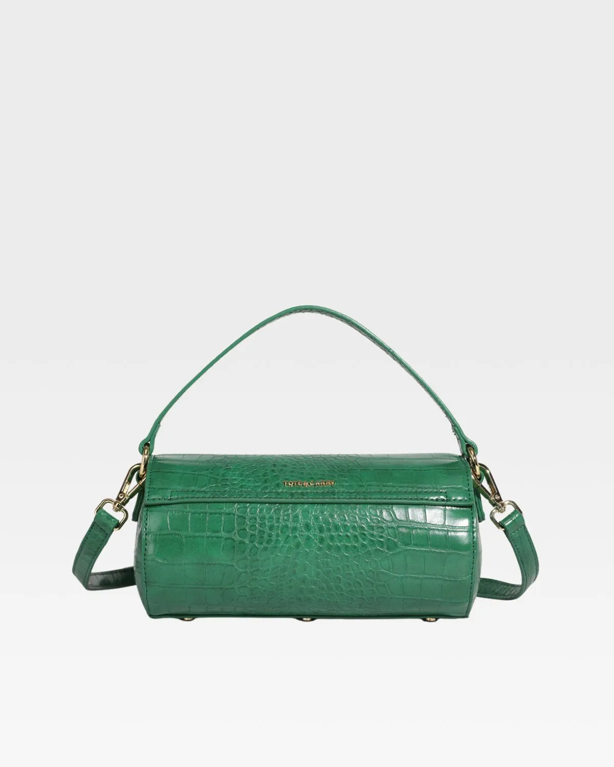 Barrel Purse in Emerald Green