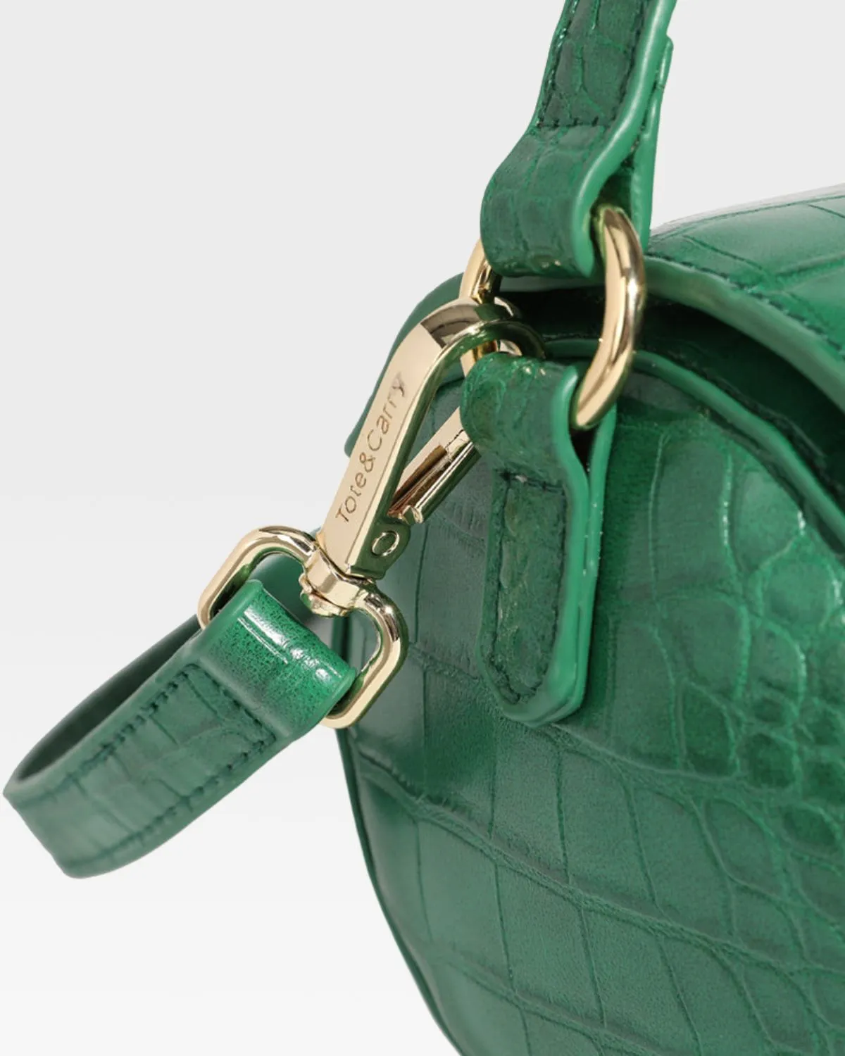Barrel Purse in Emerald Green