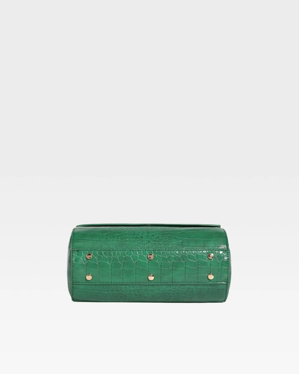Barrel Purse in Emerald Green