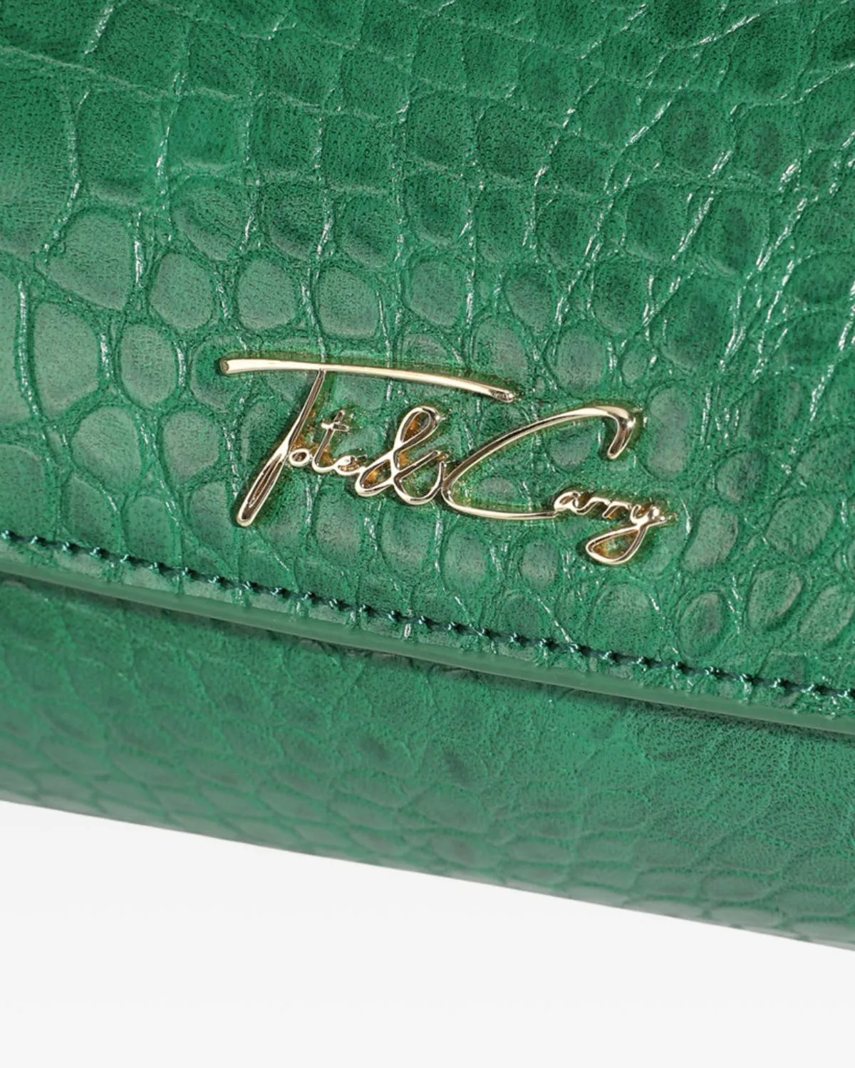 Barrel Purse in Emerald Green