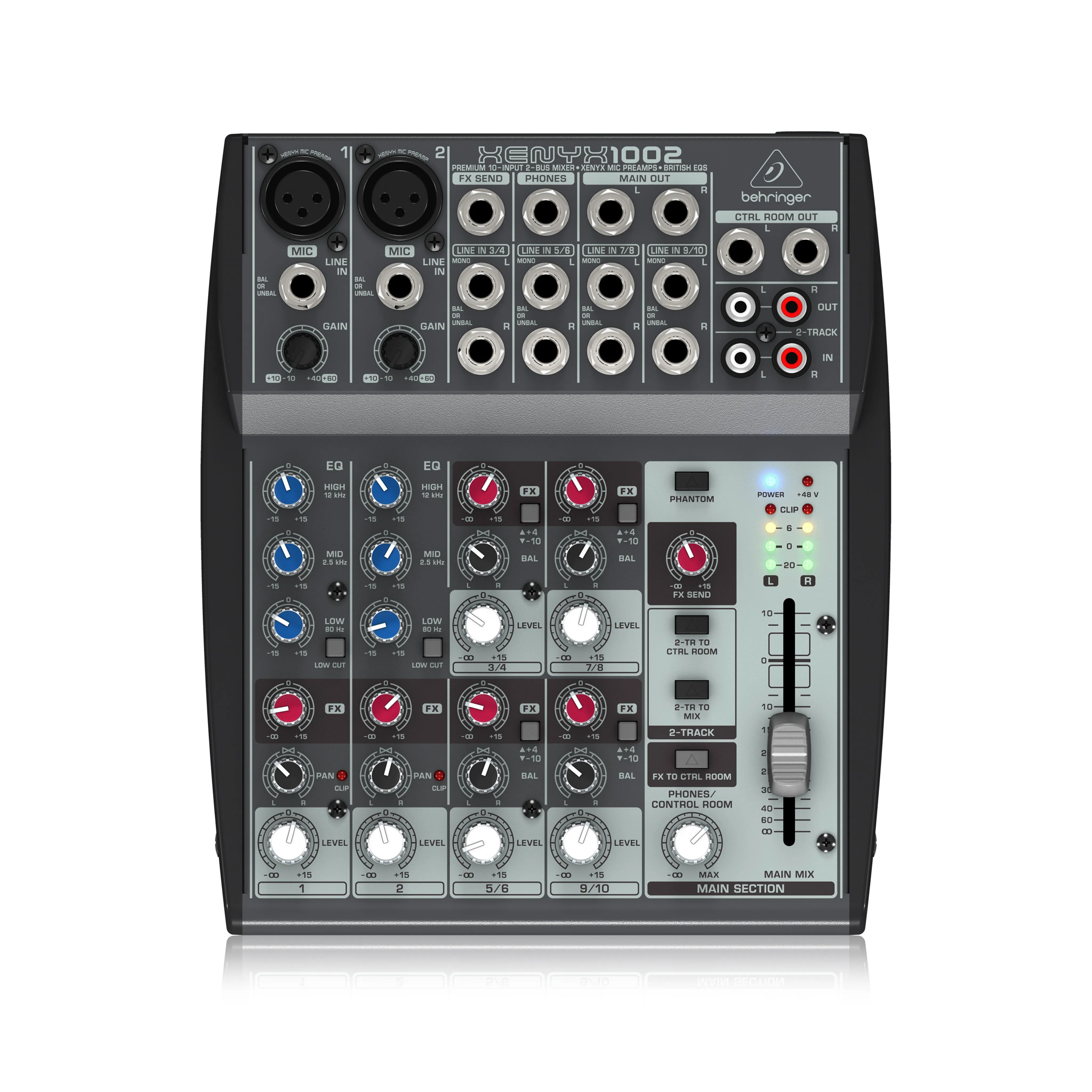 Behringer 1002 Xenyx 6-Channel Analog Mixer