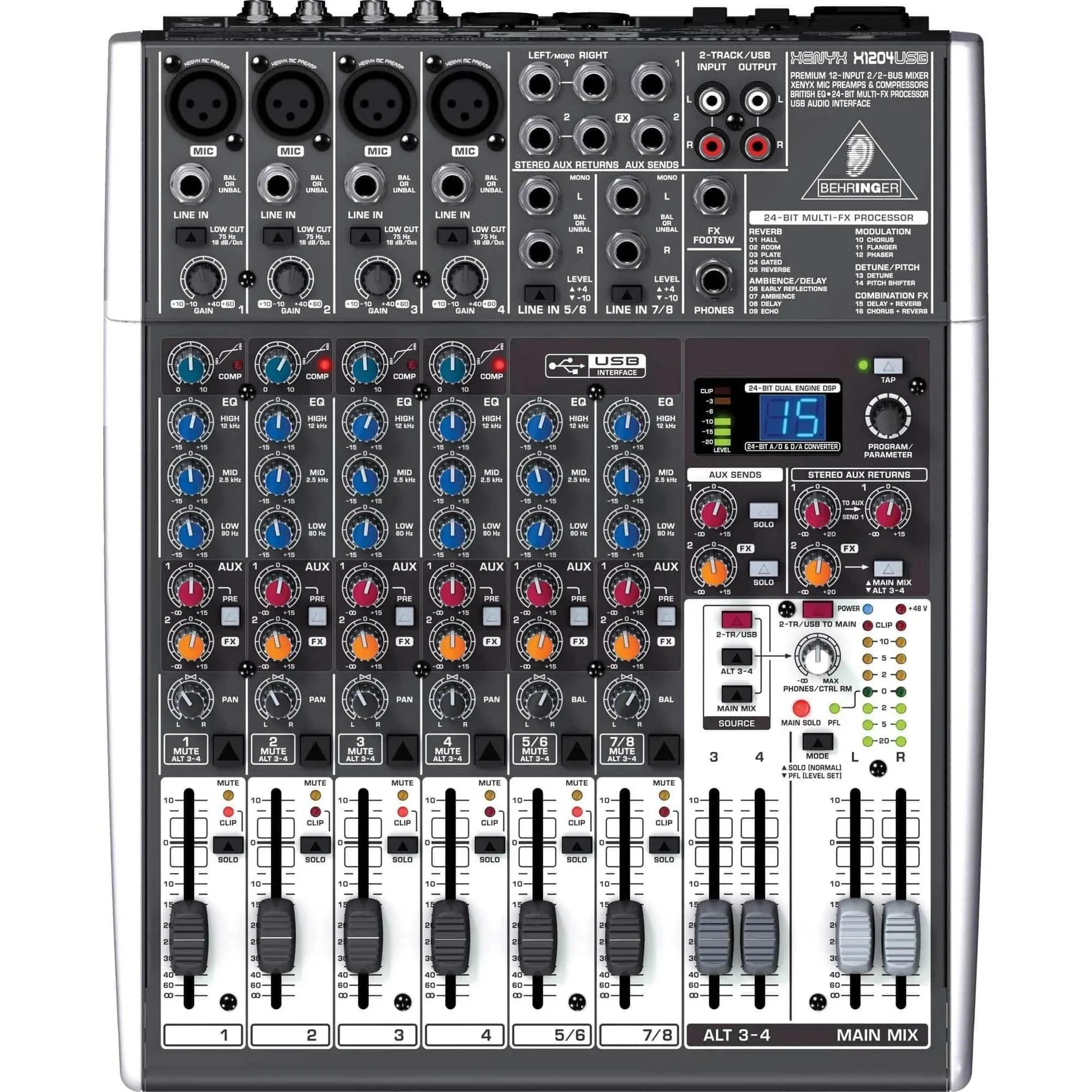 Behringer 1204FX Analog Mixer