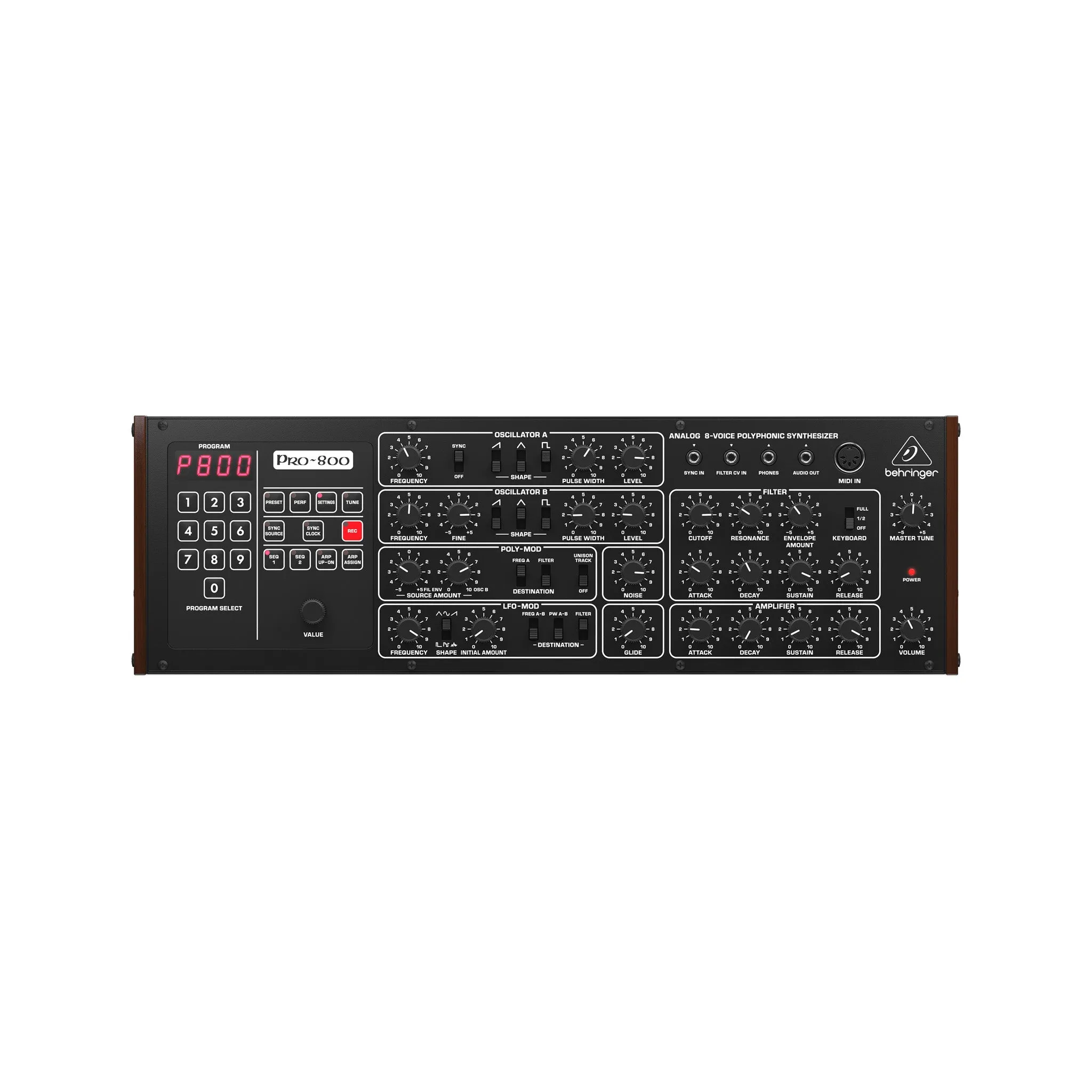 Behringer Pro-800 8-voice Polyphonic Analog Synthesizer
