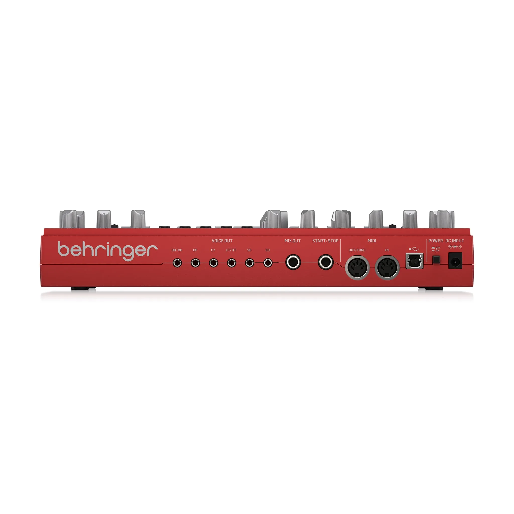 Behringer RD-6-RD Analog Drum Machine, Red