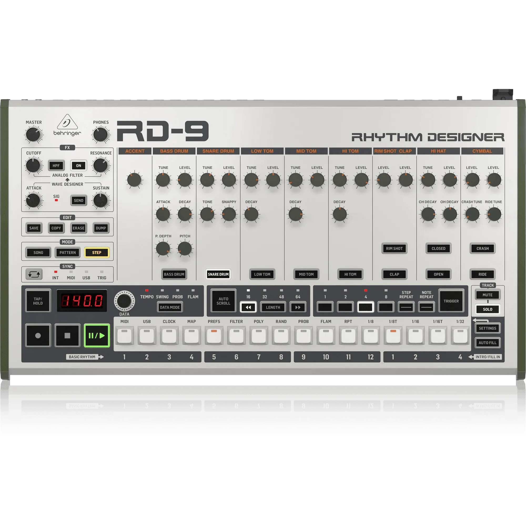 Behringer RD-9 Classic Analog Drum Machine