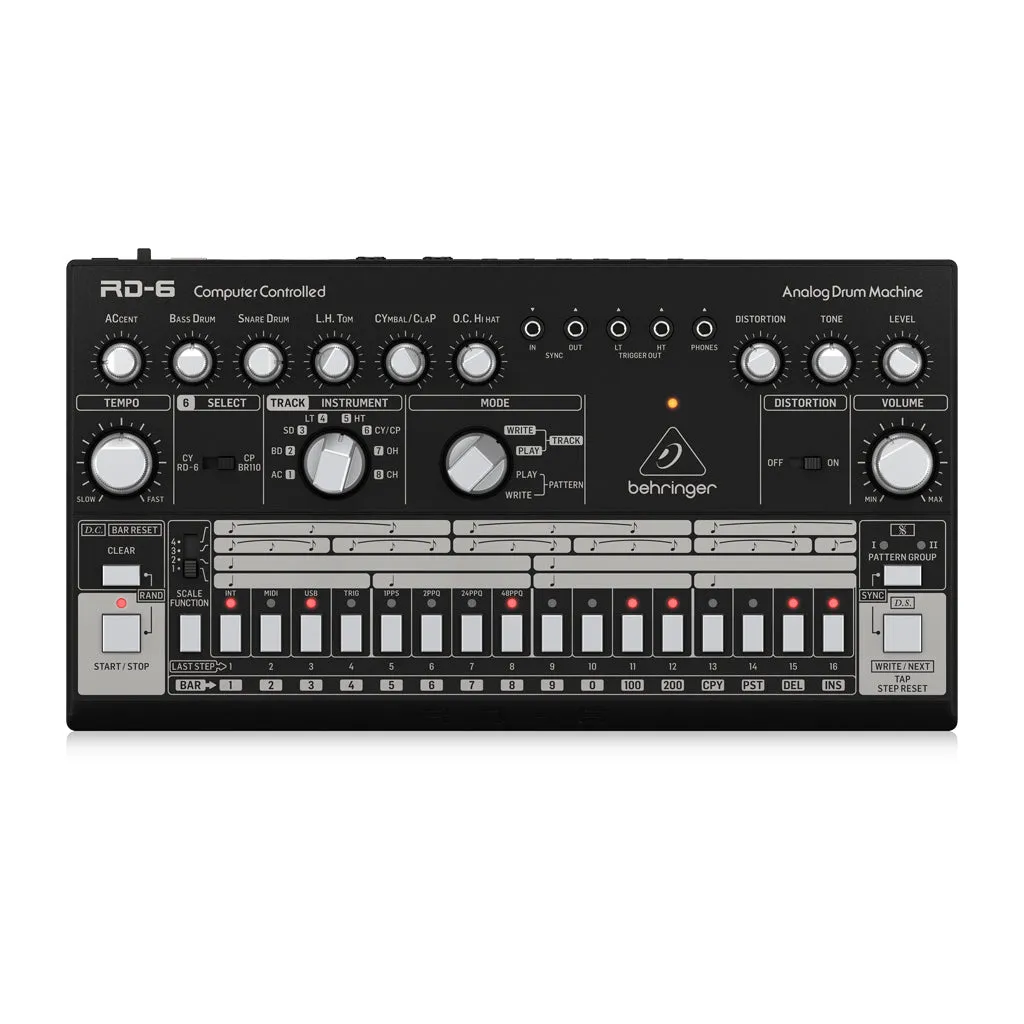 Behringer RD6 BK Analog Drum Machine