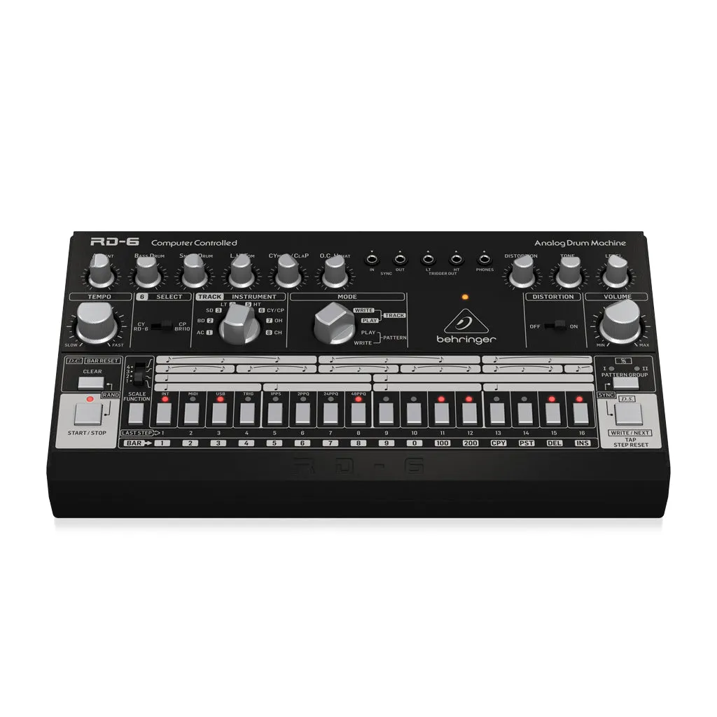 Behringer RD6 BK Analog Drum Machine