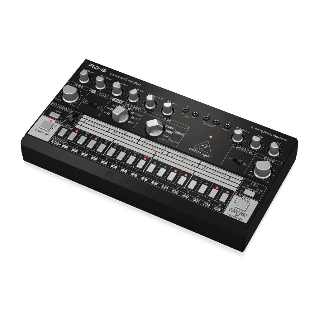 Behringer RD6 BK Analog Drum Machine