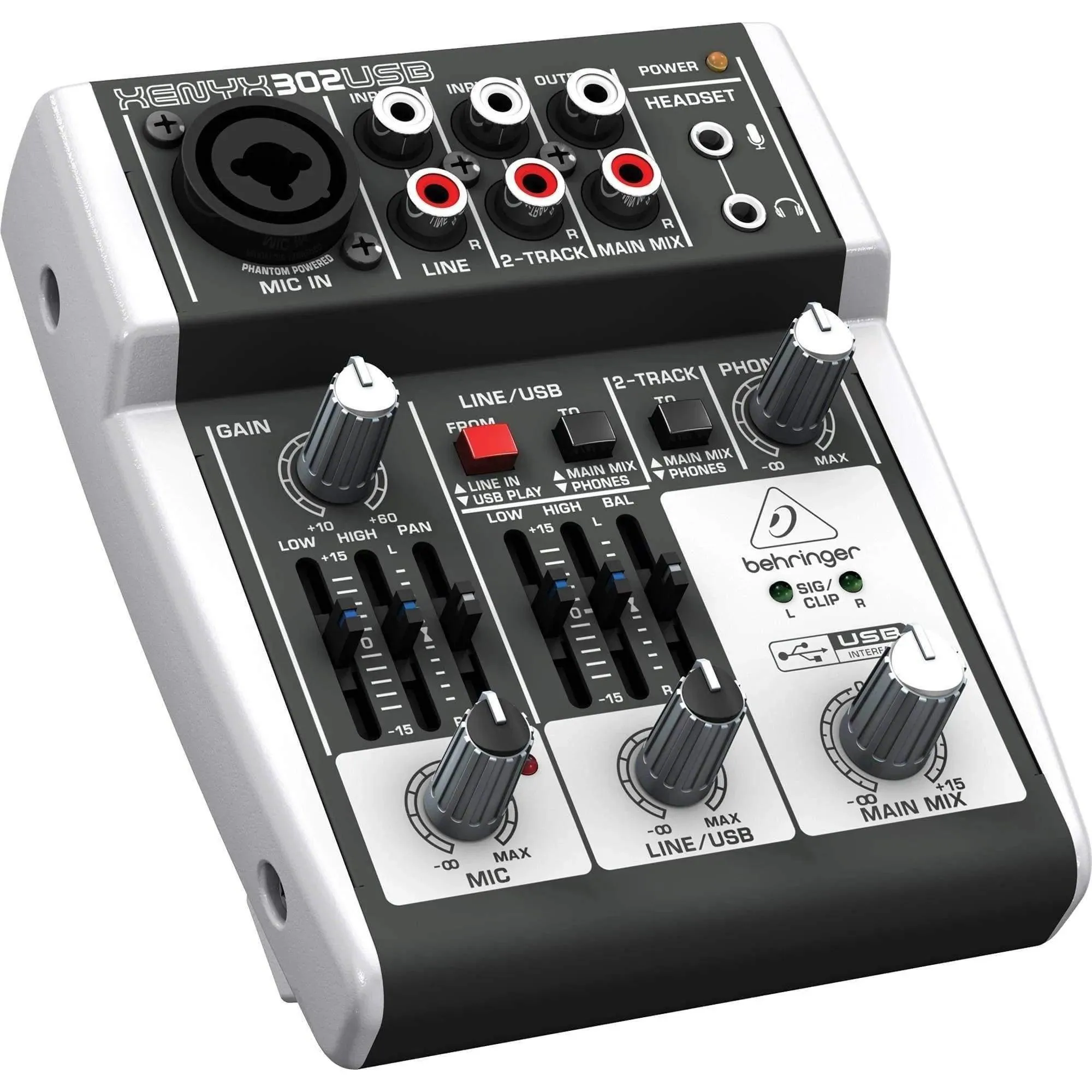Behringer Xenyx 302USB Analog Mixer