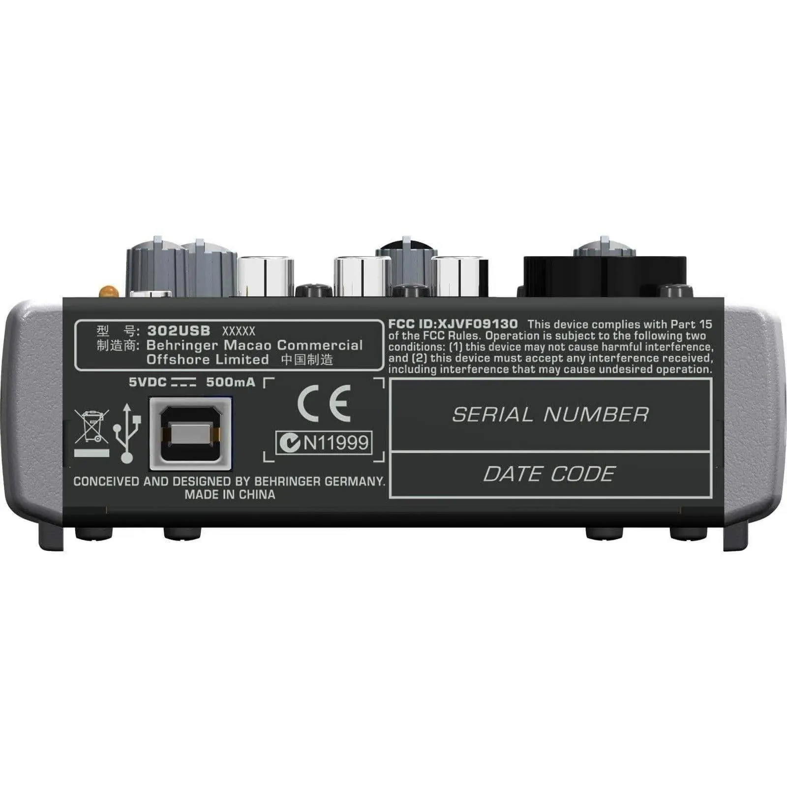 Behringer Xenyx 302USB Analog Mixer