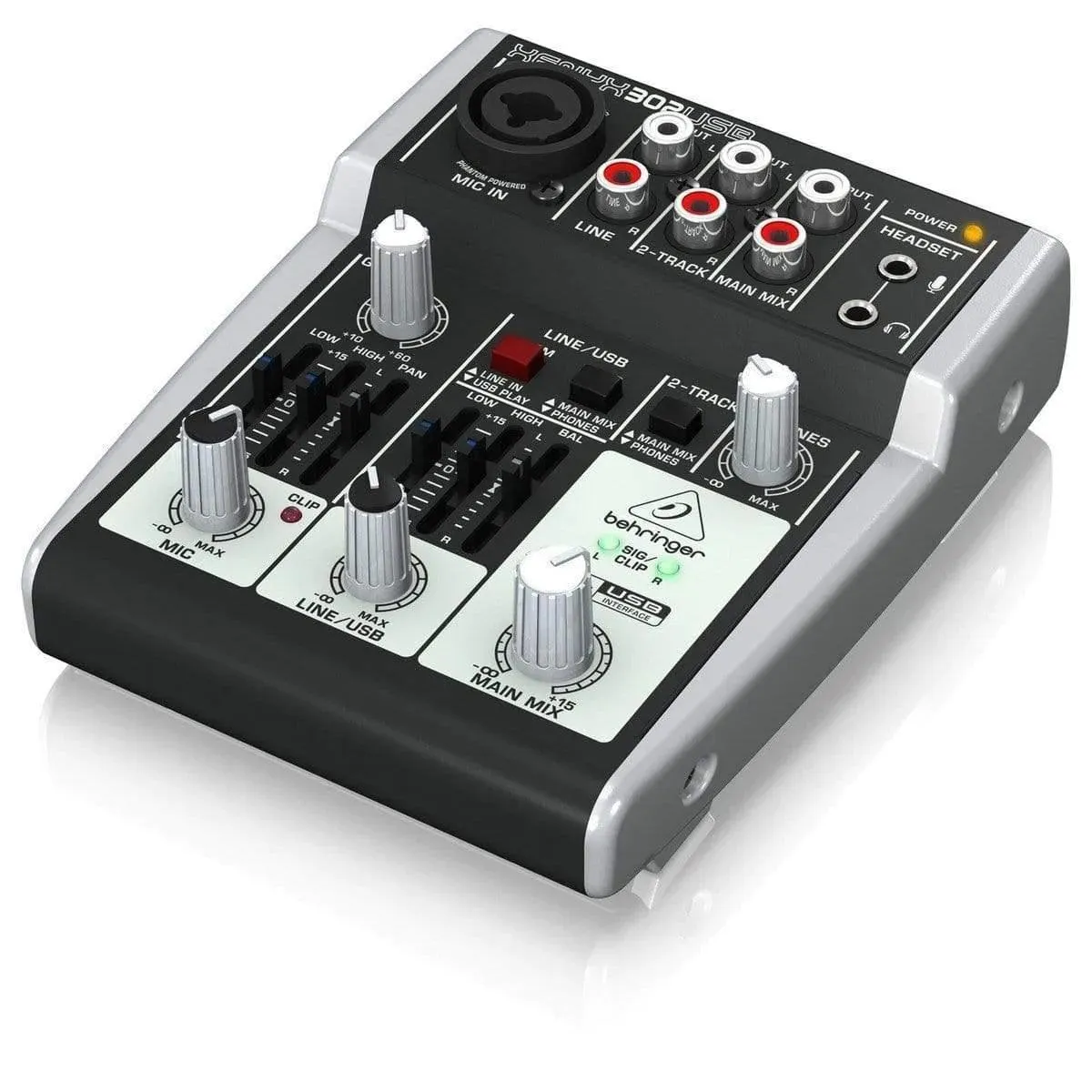 Behringer Xenyx 302USB Analog Mixer