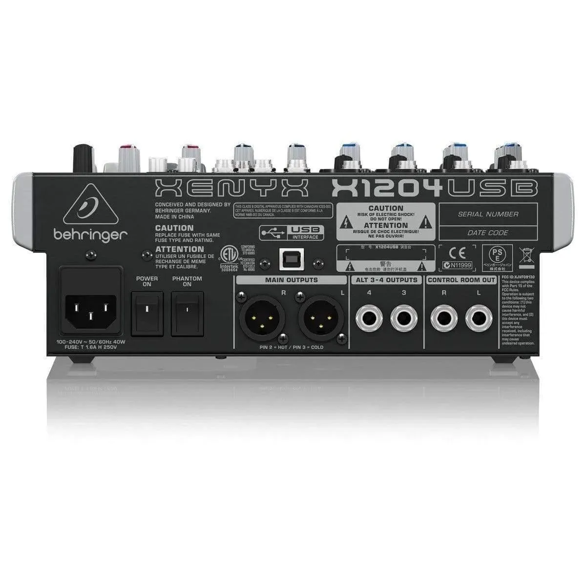 Behringer Xenyx X1204USB Analog Mixer