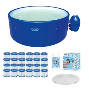 Bestway Lay-Z-Spa Monaco & Platinum Starter Kit - Protector, Filters, Chemicals