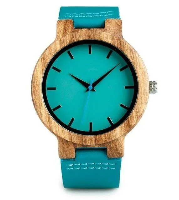 BOBO BIRD Classic Zebra Wood Watch