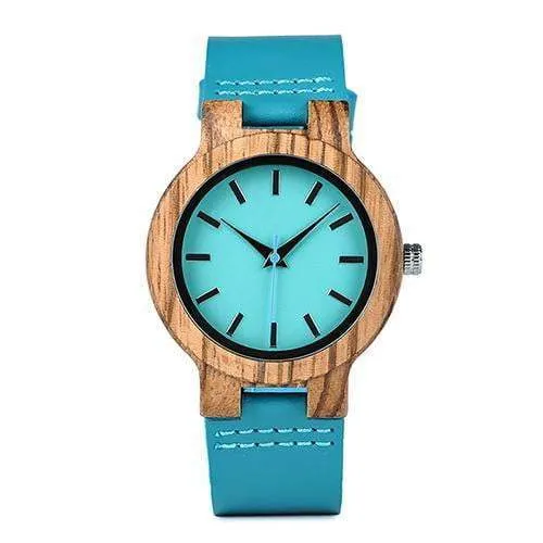 BOBO BIRD Classic Zebra Wood Watch