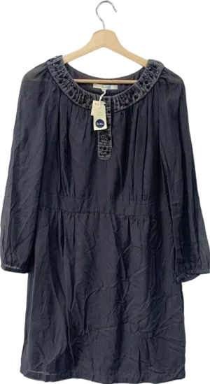 Boden Charcoal Embellished Dress Size UK 12