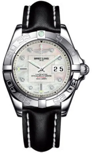Breitling - Galactic 41 Stainless Steel - Leather Strap