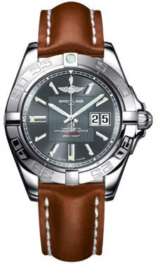 Breitling - Galactic 41 Stainless Steel - Leather Strap