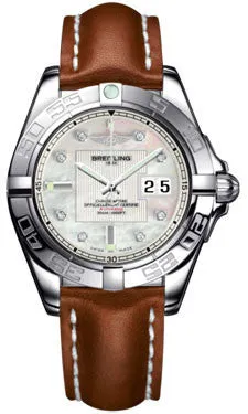 Breitling - Galactic 41 Stainless Steel - Leather Strap