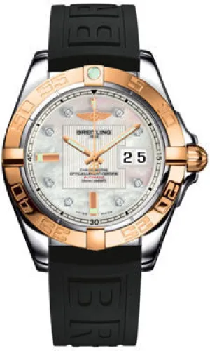 Breitling - Galactic 41 Steel-Rose Gold - Diver Pro III Strap