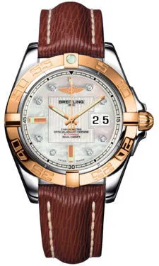 Breitling - Galactic 41 Steel-Rose Gold - Sahara Strap