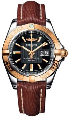Breitling - Galactic 41 Steel-Rose Gold - Sahara Strap